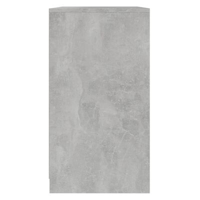 vidaXL plaukts, betona pelēks, 70x40,5x75 cm, skaidu plāksne