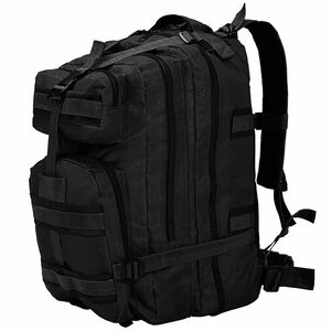vidaXL mugursoma, armijas stils, 50 L, melna