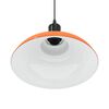 vidaXL piekaramā lampa Regulējams augstums E27 Gloss Orange Ø 31 cm