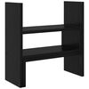 vidaXL Monitora galda statīvs Melns ozols 40 x 17 x 41 cm