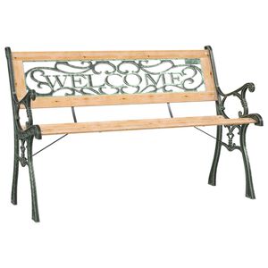 vidaXL dārza sols, 122 cm, egles masīvkoks