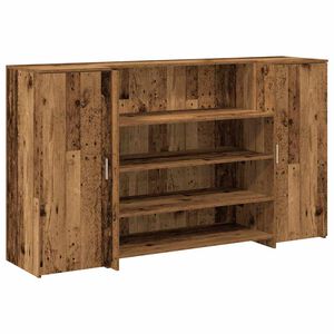 vidaXL reģistratūra, veca koka, 180x50x103,5 cm, inženierijas koks