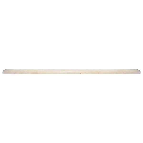 vidaXL galda virsma, &Oslash;60x2,5 cm, krēmkrāsas marmors