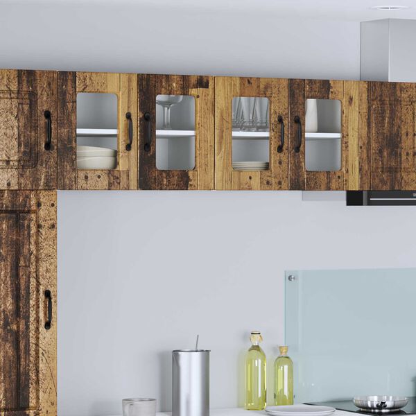 vidaXL Virtuves Skapis ar plauktu 2 pcs Vecs koks 60 x 31 x 40 cm