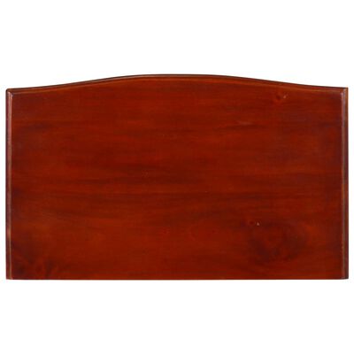 vidaXL konsoles galdiņš, 50x30x75cm, klasiski brūns, masīvs sarkankoks