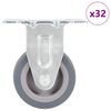 vidaXL 32 fiksēti riteņi 50 mm