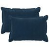 vidaXL Spilvenu pārvalks 2 pcs HOUTEN Zila 30 x 50 cm