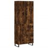 vidaXL augstais skapis, ozolkoka, 69,5x34x180 cm, inženierijas koks