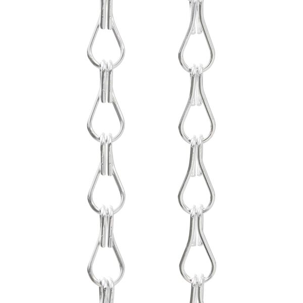 vidaXL moskītu aizkars, ķēžu, 90x212 cm, alumīnijs