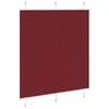 vidaXL kroku žalūzija Bordo sarkana 115x150 cm auduma platums 114,4 cm