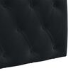 vidaXL Karājo&scaron;s galvgalis Melns 110 x 55 x 7 cm Samts