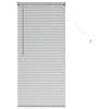 vidaXL Venēcijas žalūzijas Sudraba 130 x 60 cm Alumīnijs
