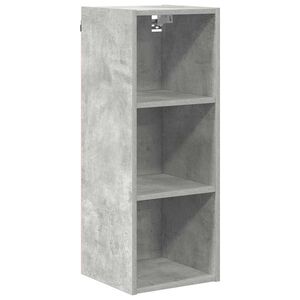 vidaXL Piekarams skapītis Betona pelēks 30 x 29,5 x 80 cm