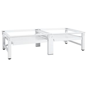 vidaXL veļasma&scaron;īnas un žāvētāja statīvs ar izvelkamiem plauktiem