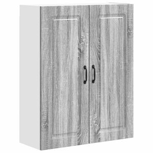 vidaXL Trauku ma&scaron;īnas panelis Kalmar Pelēks Sonoma 80 x 31 x 100 cm