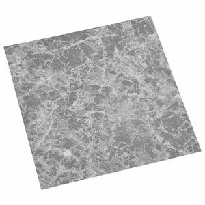 vidaXL Grīdas dēļi Pelēka 5,11 m&sup2; 55 gab. PVC