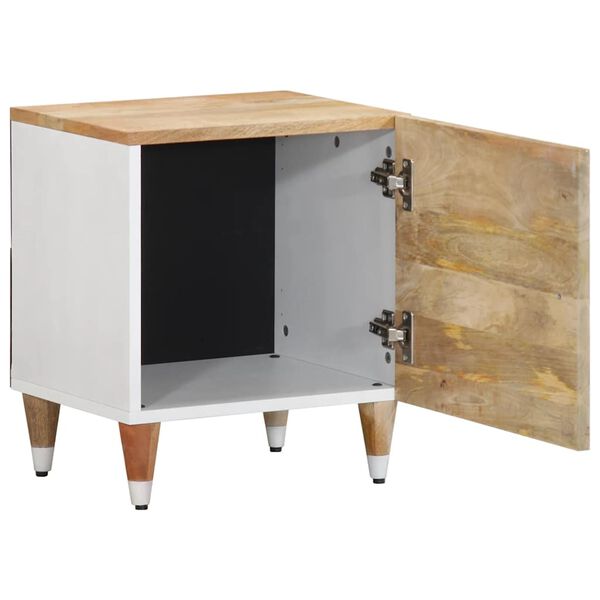 vidaXL naktsskapī&scaron;i 2 gab 40x33,5x46 cm masīvkoka mango