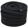 vidaXL Laivu virvju 4 mm 10 m Melns