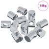 vidaXL Cilindriskais uzgrieznis 3462 gab. Sudraba M6 x 13 mm Dzelzs