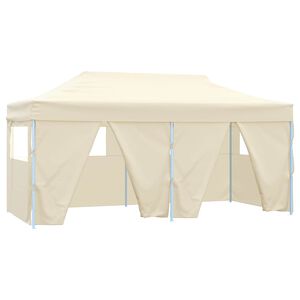 vidaXL Balles telts 291 x 580 x 315 cm Krēmkrāsa Oksforda audums