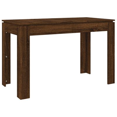 vidaXL virtuves galds, brūns, 120x60x76 cm, inženierijas koks
