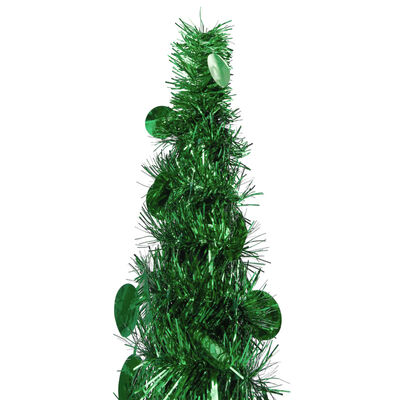vidaXL mākslīgā Ziemassvētku egle, saliekama, zaļa, 150 cm, PET