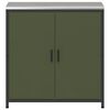 vidaXL Virtuves Uzglabā&scaron;ana Olīvu zaļ&scaron; 60 x 50 x 92 cm Tērauds