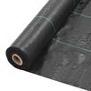 vidaXL augsnes pārsegs, PP, 2x100 m, melns