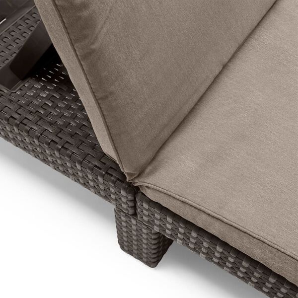 Keter sauļo&scaron;anās zvilnis ar matraci Daytona, brūns