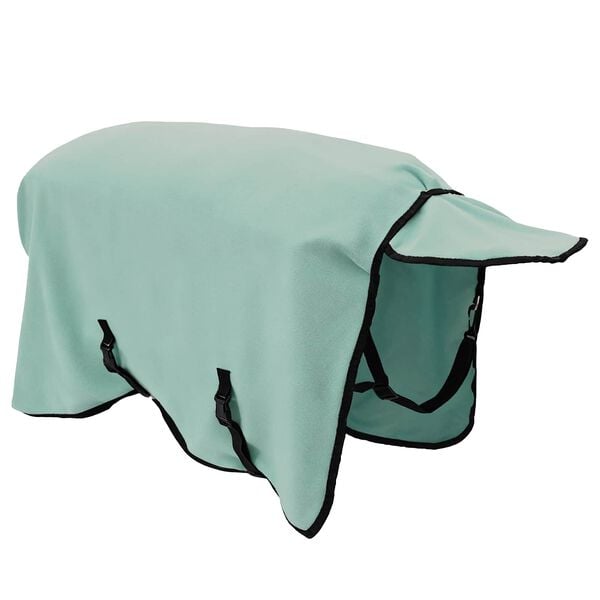 vidaXL Zirgu sega Īpa&scaron;a zaļa Poliesters