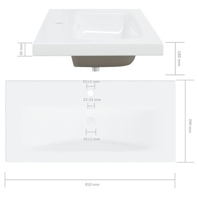 vidaXL vannasistabas mēbeļu komplekts, spīdīgi balts, skaidu plāksne