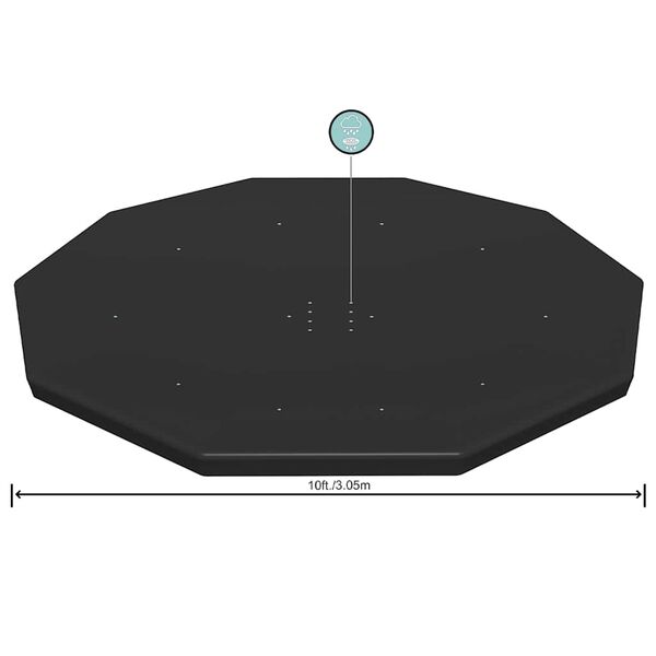 Bestway baseina pārklājs Flowclear, 305 cm