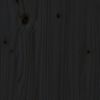 vidaXL 7-daļīgs dārza mēbeļu komplekts, melns priedes masīvkoks