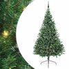 vidaXL Mākslīgais LED Ziemassvētku eglīte su 300 LED Zaļa 240 cm PVC