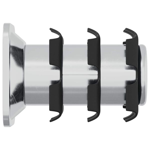 vidaXL Vītne caurules ieliktnis 12 pcs Melns un sudrabains