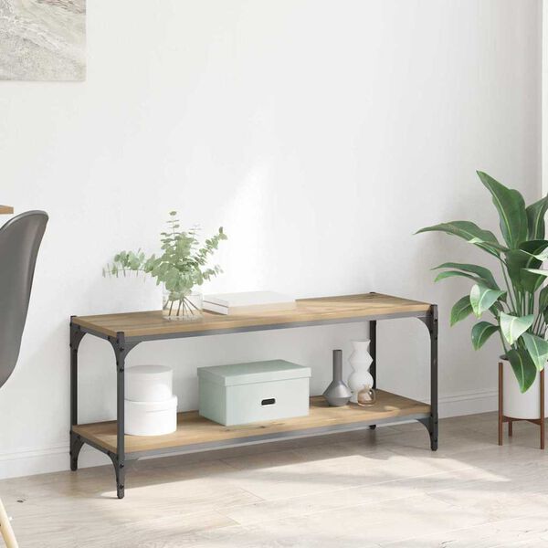 vidaXL Televizora skapī&scaron;a Artisānā ozols 100x33x41cm