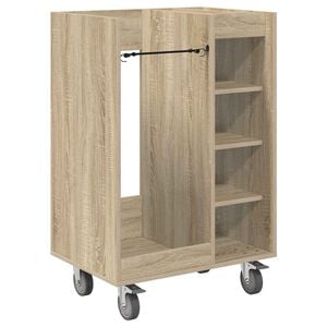 vidaXL Golfu skapis ar riteni Sonoma ozols 65 x 45 x 98 cm