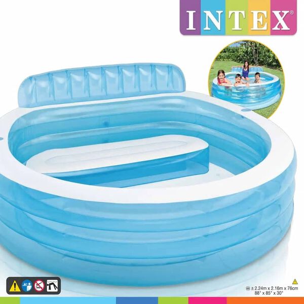 Intex piepū&scaron;amais baseins Family Lounge Pool, 57190NP