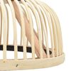 vidaXL griestu lampa, bambuss, 30x12 cm, 40 W, pusapaļa, E27
