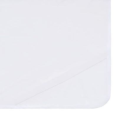 vidaXL matraču pārvalki, ūdensdroši, 2 gab., 70x140 cm, balta kokvilna