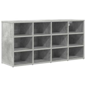 vidaXL Apavu skapis 103 x 30 x 51 cm Inženierijas koks Betona pelēks