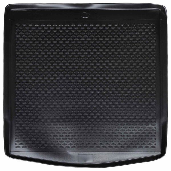 vidaXL Bagāžas nodalījuma paklājs Melns Gumija