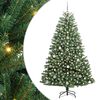 vidaXL Mākslīgā Saliekamā Ziemassvētku Egle Zaļa 180 cm PVC un metāls