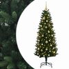 vidaXL Mākslīgā Ziemassvētku eglīte ar rotājumiem 120 cm 150 LED