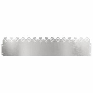 vidaXL Zāliena apmales 10 pcs Sudraba 103 x 0,05 x 22 cm