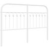vidaXL rezerves galvgalis, balts, 135 cm