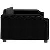 vidaXL dīvāngulta, melna, 100x200 cm, audums