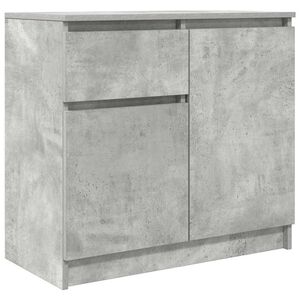 vidaXL kumode ar atvilktni, 71x35x65 cm, inženierijas koks