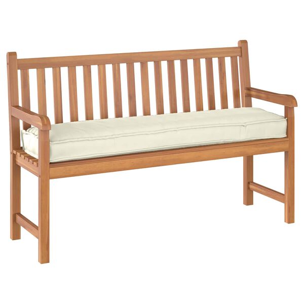 vidaXL Spilvens Krēmkrāsa 150 x 40 x 8 cm Oksforda audums