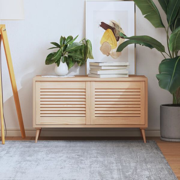 vidaXL skapja durvis, žalūziju dizains, 2 gab., 39,5x49,4 cm, priede